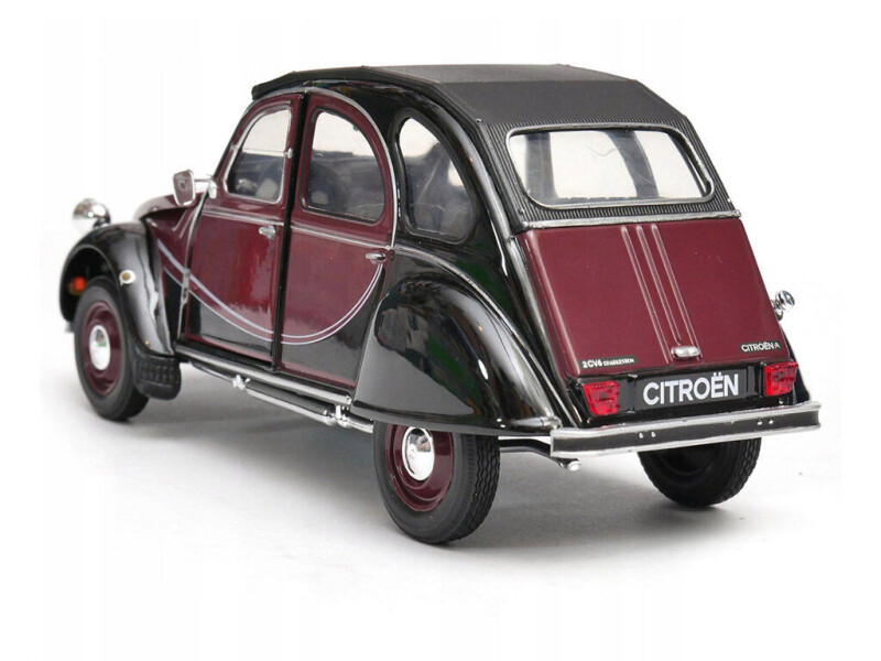 Welly Citroen 2CV 6 Charleston 1:24 černá burgund